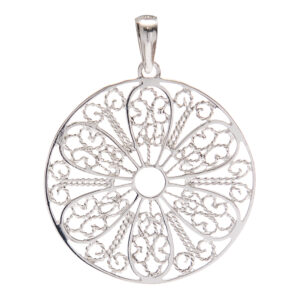 Anhänger "Elfen-Blume" Silber