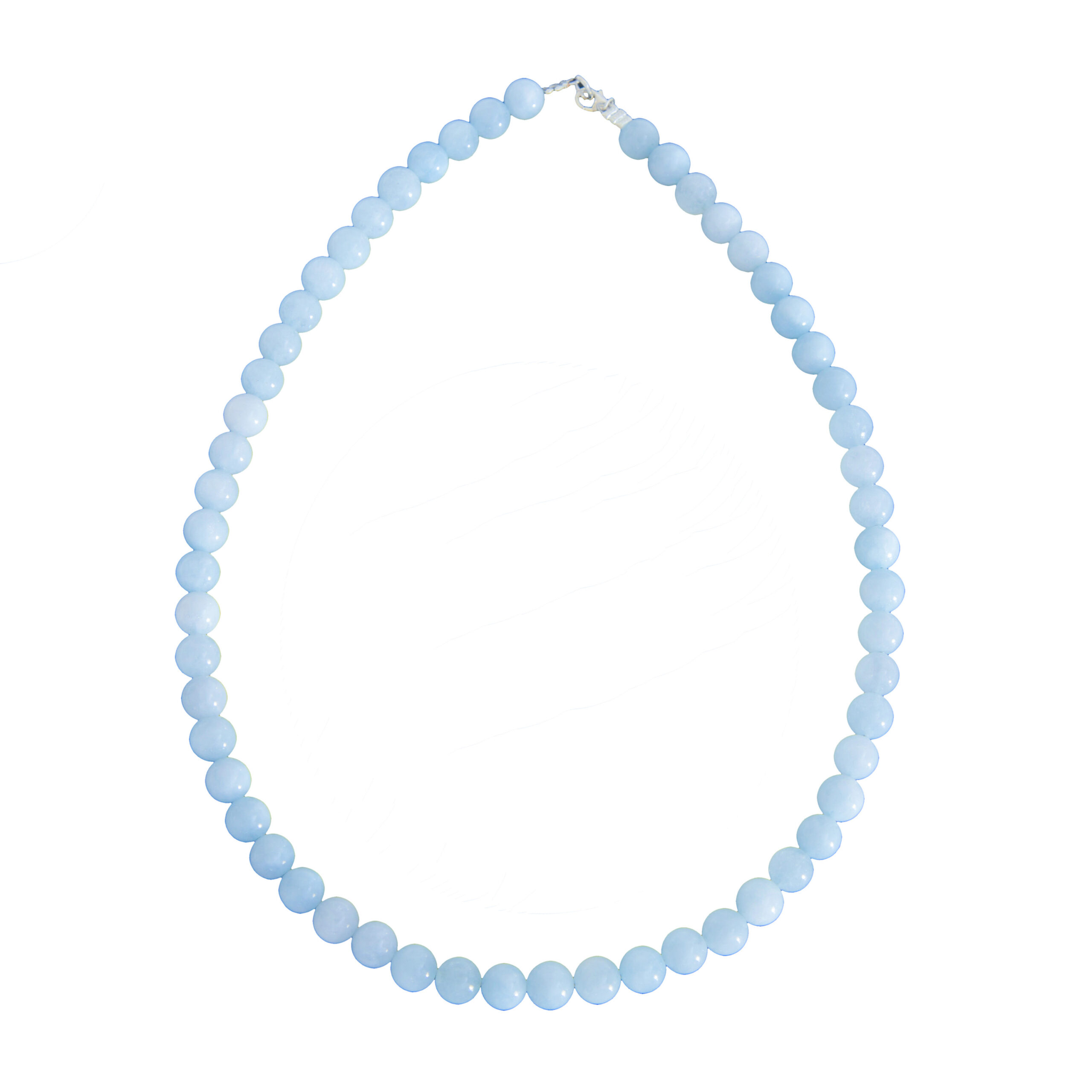 Aquamarin Kugelkette 8mm