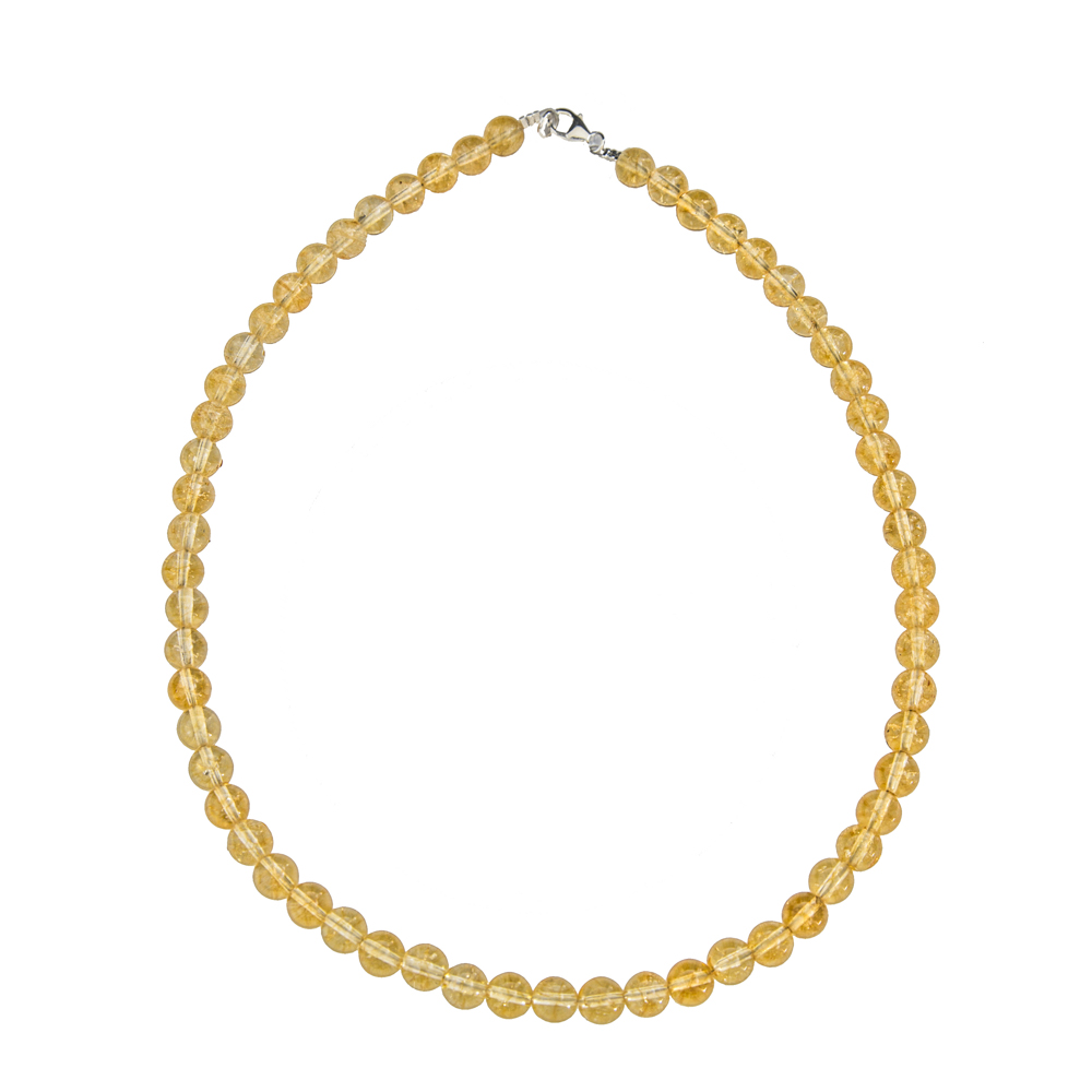 Citrin Kugelkette 8mm
