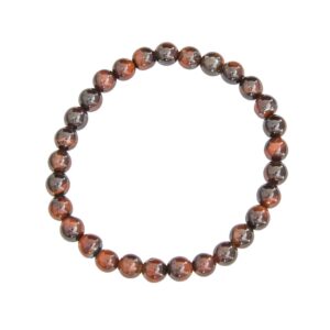 Rotes Tigerauge Armband 6mm